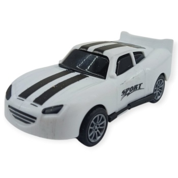 Çek Bırak Nascar Arabası 10.5 Cm - BP-035-BEYAZ