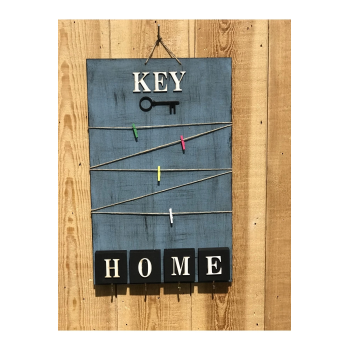 Dekoratif Home Keys Ahşap Resimlik ve Notluk