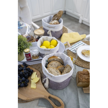 Yuvarlak Katlanabilir Çok Amaçlı Saklama Organizer Kutu Keçe Sepet