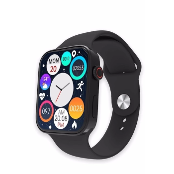 Konuşma Özellikli Smart Watch 7 Akıllı Saat Su Geçirmez Yan Tuşlu Köşeli Yeni Alüminyum Kasa