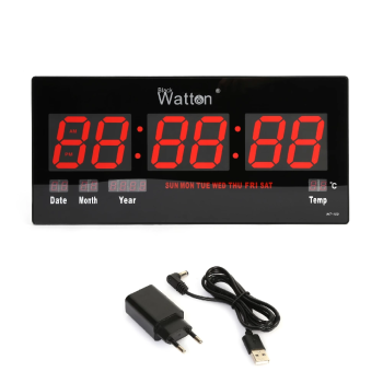 Dijital Duvar Ve Masa Saati Wt-109 -