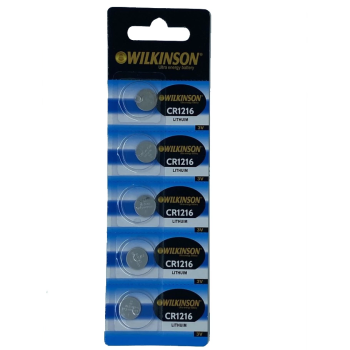 Wılkınson 1216 3v Lityum Düğme Pil 5li Paket -