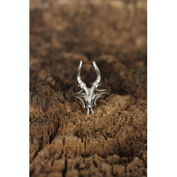 Ayarlanabilir Boynuz Tasarımlı Erkek Yüzük -