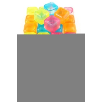 Renkli Buz Küpleri Tükenmez Serinletici Buz Küpleri 20 Adet