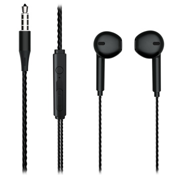 LECOO EH104B 3.5MM JACKLI KABLOLU KULAK İÇİ MİKROFONLU SİYAH KULAKLIK (4767) - Lisinya