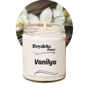 Doğal Özel Seri Kokulu Dekoratif Kavanoz Mum 210 cc - Vanilya - RYL