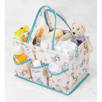 Baby Kullanımı Kolay Desenli Taşınabilir Bakım Çantası (yeşil) ( Lisinya )