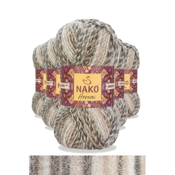 5 Adet Hercai Ebruli Hırka Kazak Atkı Bere El Örgü İpi Yünü 7309