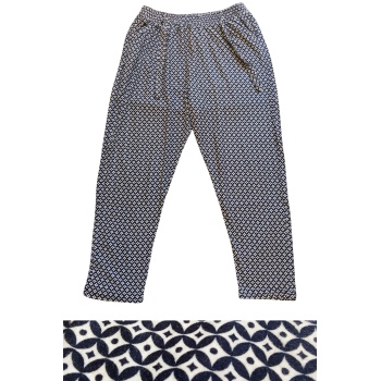 Süet Cepli Pantolon Eşofman Pijama Altı Büyük Beden  Düz Paça Desen 5