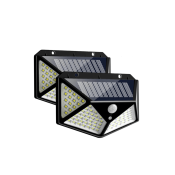 Projektör 100 Ledli Işık Sensörlü Güneş Enerjili Solar Lamba ( Lisinya )