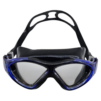 Yüzücü Sörf Gözlüğü Kulaklık Hediyeli SİYAH/MAVİ - 8170 (Lisinya)