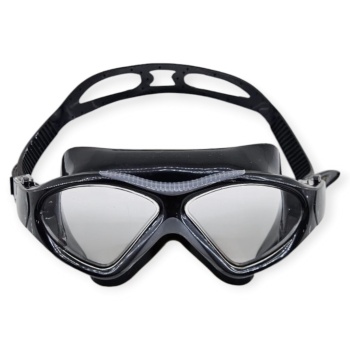 Yüzücü Sörf Gözlüğü Kulaklık Hediyeli SİYAH/GRİ - 8170 (Lisinya)