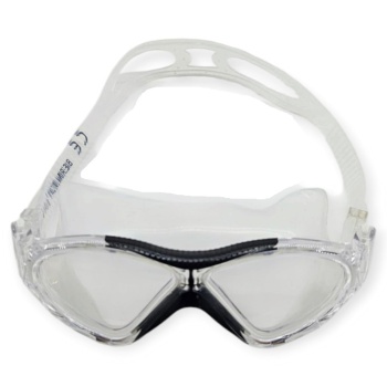 Yüzücü Sörf Gözlüğü Kulaklık Hediyeli BEYAZ/SİYAH - 8170 (Lisinya)