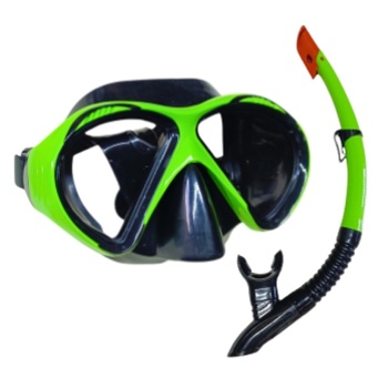 Star Diving Dalış Maskesi ve Snorkel Yetişkin - 51711-YEŞİL (Lisinya)