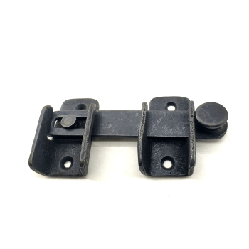 Antika Tarz Dekoratif Pirinç Kapı Mandalı - 57x115 Mm, Oksit - Lisinya