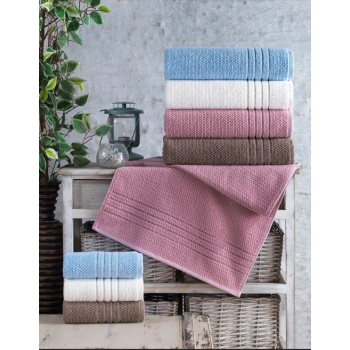 Jakarlı 4lü 90x150 Banyo Havlusu Carry