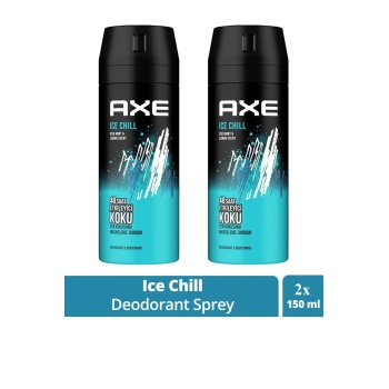 2 Adet Axe Ice Chill Erkek Deodorant Sprey 150 ml