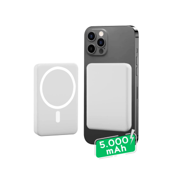 Iphone Uyumlu 5000 Mah Kablosuz Magsafe Batarya-kablosuz Şarj Powerbank - Lisinya