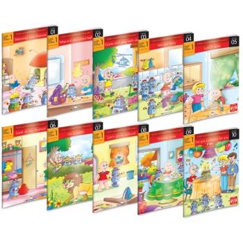 İngilizce İlkokul 1.Sınıf Hikaye 10lu set Karekod Dinlemeli