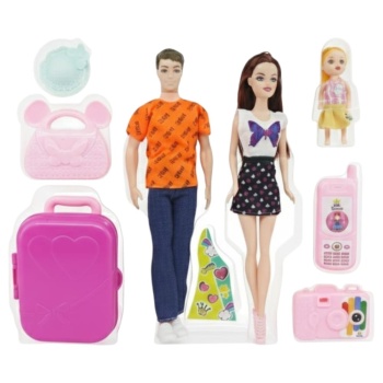 Anlily Aile Tatil Seti Cindy Doll - 02455 (Lisinya)