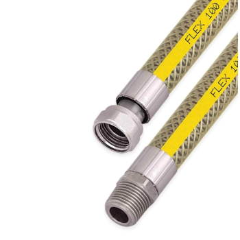 Ocak Fırın Doğalgaz Bağlantı Fleksi Extra Korumalı Hortum 1.25 Cm ( Lisinya )
