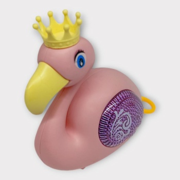 Kurmalı Işıklı Sevimli Flamingo - Pembe (Lisinya)