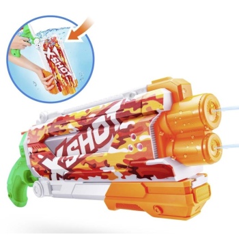 X-SHOT Su Tabancası - Hızlı Doldurma Fonksiyonlu - Turuncu (Lisinya)