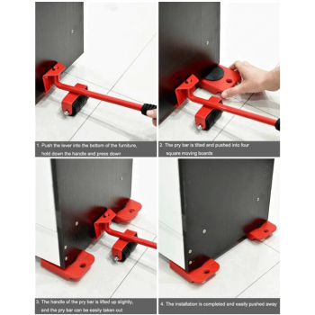 Pratik Tekerlekli Eşya Mobilya Kaydırma Aparatı ( Lisinya )