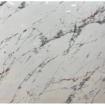 Beyaz Mermer Desenli Yapışkanlı Kaplama Kağıdı  Büyük Boy 5 Metre - Lisinya