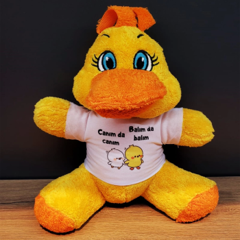 Sevimli Canım Da Canım Balım Da Balım Tasarımlı Peluş Civciv Oyuncak - Lisinya