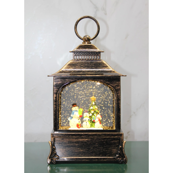 Yılbaşı Temalı Işıklı Müzikli Kar Küresi Alk3214 - Lisinya