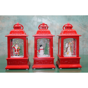 Yılbaşı Temalı Işıklı Müzikli Kar Küresi Alk3222 - Lisinya