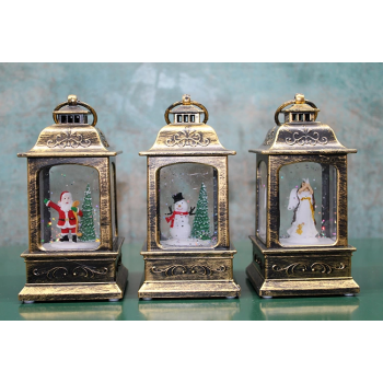 Yılbaşı Temalı Işıklı Müzikli Kar Küresi Alk3223 - Lisinya