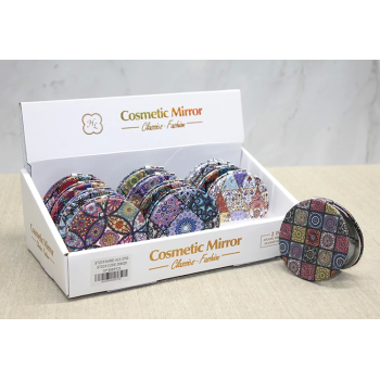 Taşlı El Aynası Yuvarlak İnce Alk3750 - Lisinya