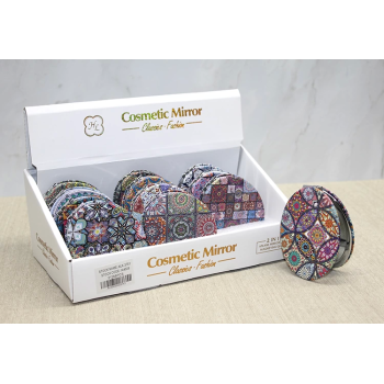 Taşlı El Aynası Oval İnce Alk3761 - Lisinya