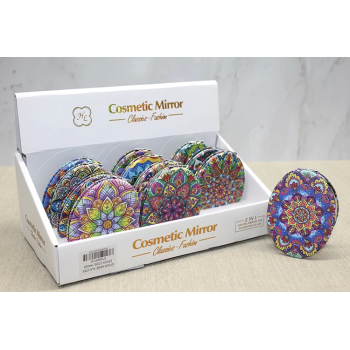 Taşlı El Aynası Oval İnce Alk3763 - Lisinya