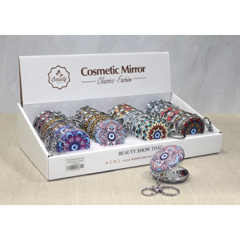 Taşlı El Aynası Anahtarlık Alk3767 - Lisinya