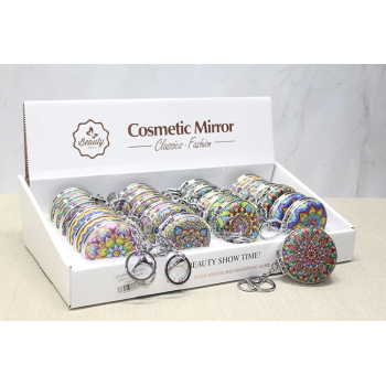 Taşlı El Aynası Anahtarlık Alk3771 - Lisinya