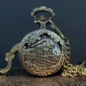 Tren Tasarımlı Köstekli Saat - Lisinya