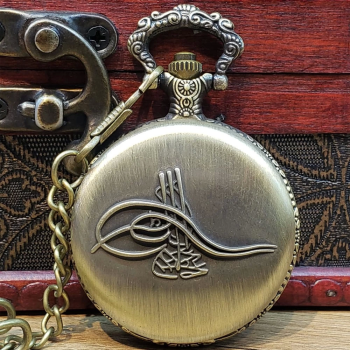 Osmanlı Tuğralı Köstekli Saat - Lisinya