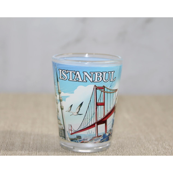İstanbul Temalı Cam Shot Bardak Alk4357 - Lisinya