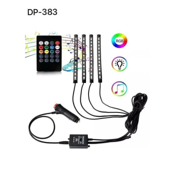 Araç İçi Ayak Altı Ses Duyarlı Şerit Led 4lü Set - Lisinya