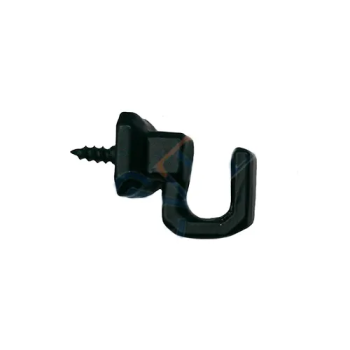 Vidalı Kanca, Askı Küçük - 15x18mm, Siyah - 1 Adet - Lisinya