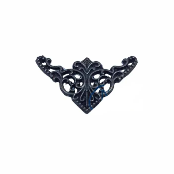 Dekoratif Köşe Süsü, Köşelik - Küçük, 19x34mm, Eskitme, 100 Adet - Lisinya