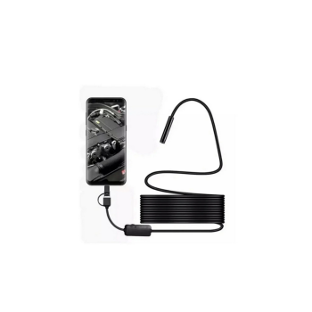 Endoskop Yılan Video Kamera Led’li 10 Metre 7 Mm Sert Kablo - Lisinya