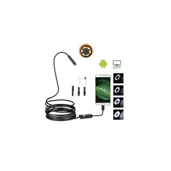 Endoskop Yılan Video Kamera Led’li 5 Metre 7 Mm Sert Kablo Yüksek Kaliteli Stereo - Lisinya