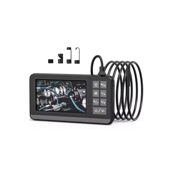 Ekranlı Çift Kameralı 5 Mt Sert Kablo Endoskop Kamera 8 Mm 4.3 Inc Hafıza Kart Destekli - Lisinya