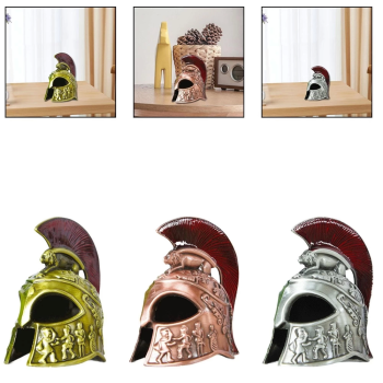 Metal Dekoratif Şövalye Miğferi - Lisinya