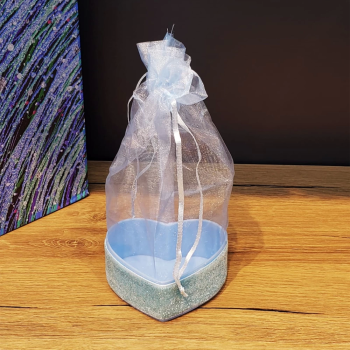 Kalp Tasarımlı Tül Kese - Lisinya