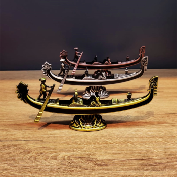 Metal Dekoratif Venedik Kayık - Lisinya